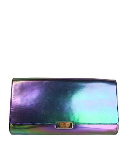 Eco Hologram Clutch, front view